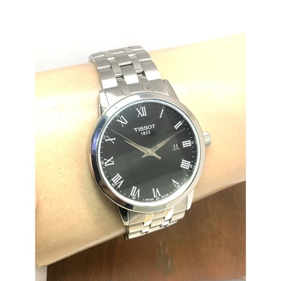 Tissot Men's Watch Swiss Quartz Black Dial 42mm Stainless Steel T1294101105300 - Picture 11 of 14